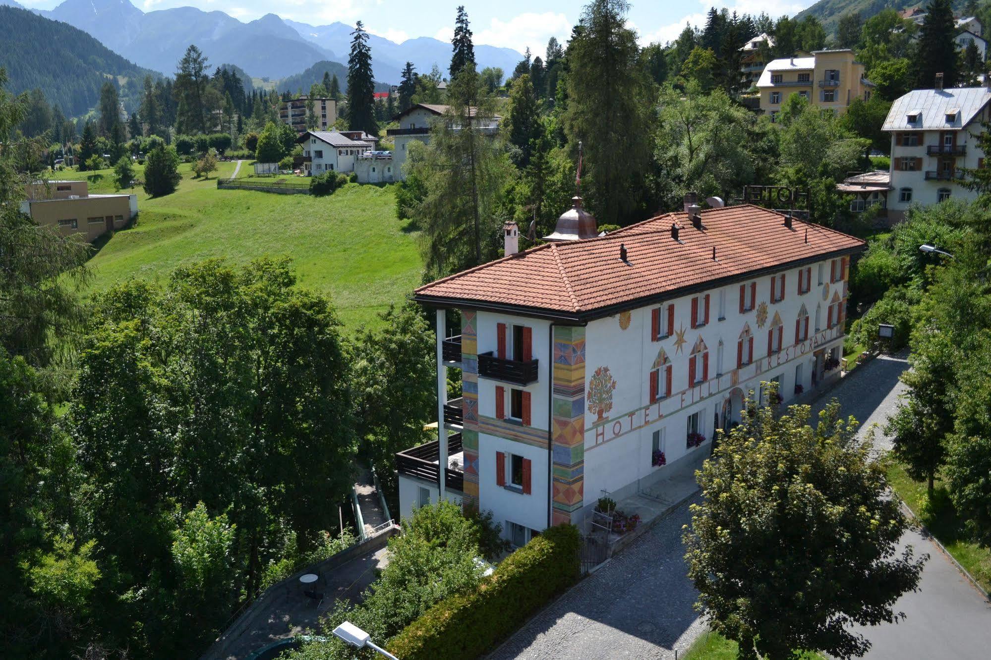 Hotel Filli Scuol Exterior foto